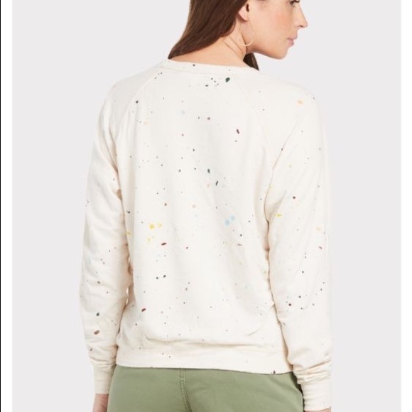 Lovestitch Splatter Paint Crewneck Sweatshirt - Picture 2 of 11